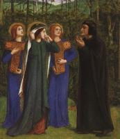 Rossetti, Dante Gabriel - The Meeting of Dante and Beatrice in Paradise